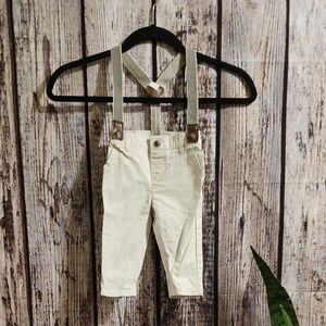 Children's Place Baby Boy Suspender Pants sz 6-9 months